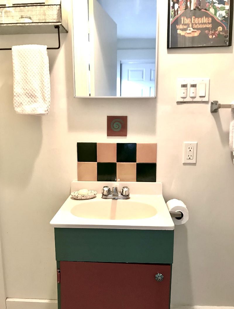small private bathroom attached to bedroom