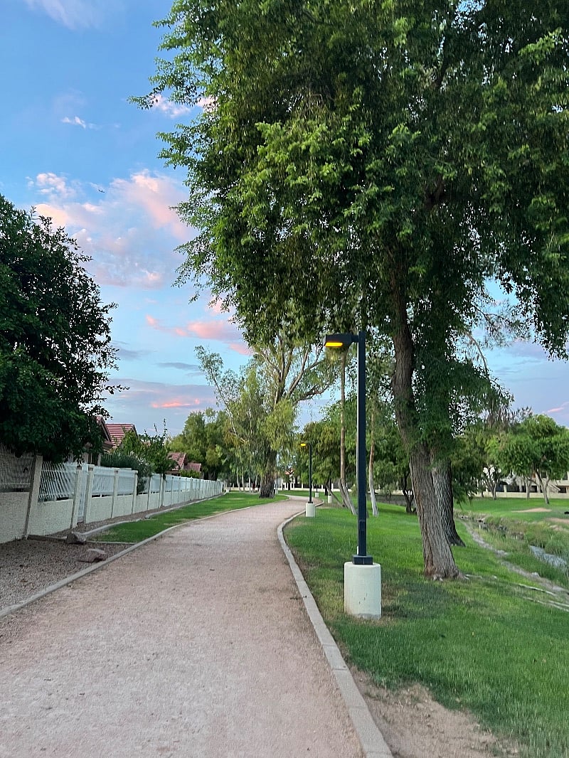 The condo is within Gila Spring HOA that offers private walking trails, lakes, picnic areas and playgrounds all within walking distance.