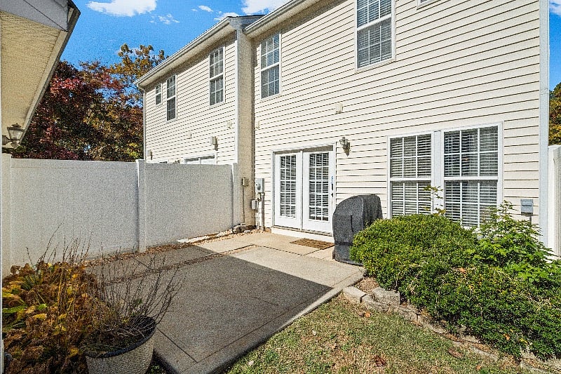 Back Patio & Fenced Yard