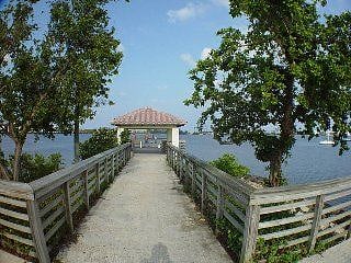 Mini pier on the waterway 5 min walk