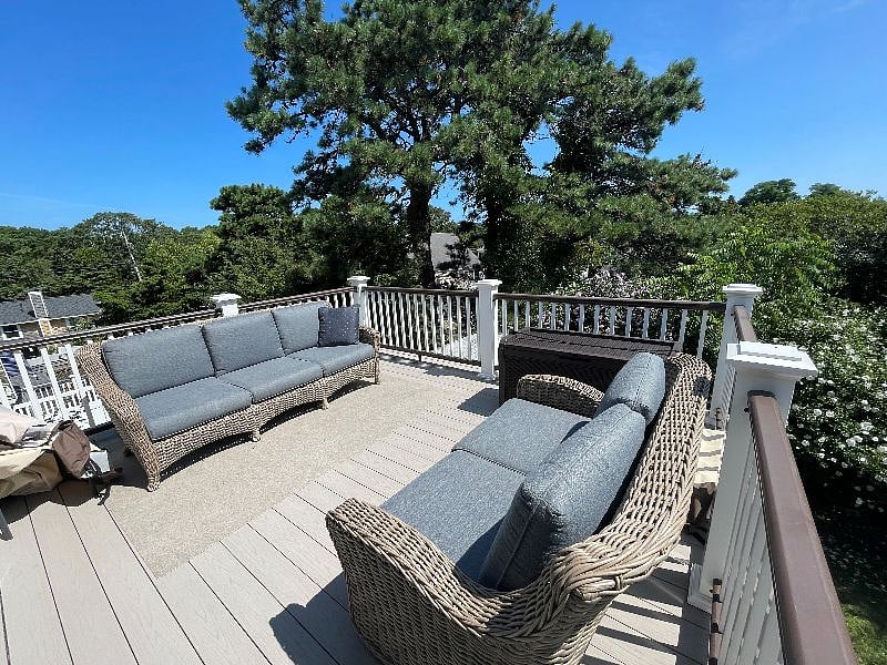 Large 150 sqft private deck off master bedroom