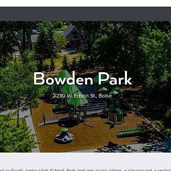 Home is just a few steps away from the recently updated Bowden Park--perfect for running and playing!