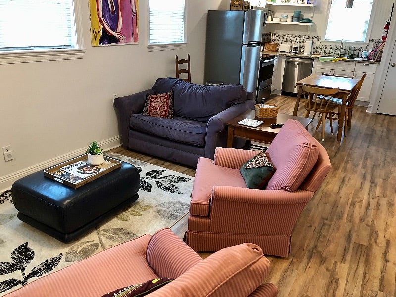 Open concept style with plenty of room in common area.