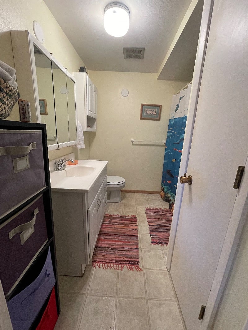Shared bathroom.