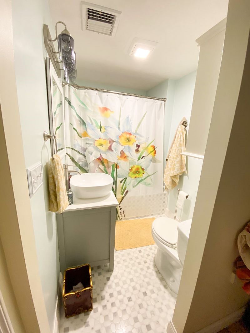 Full Master Bath with Jacuzzi tub