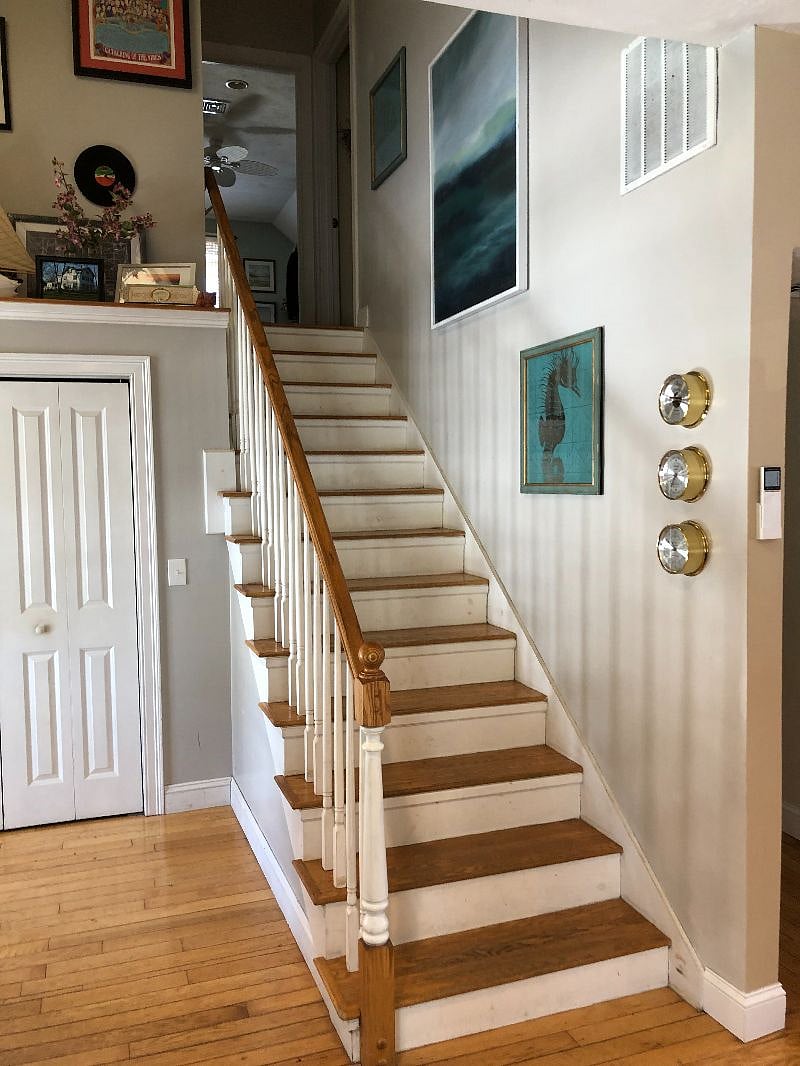 Stairs to 2nd floor Den