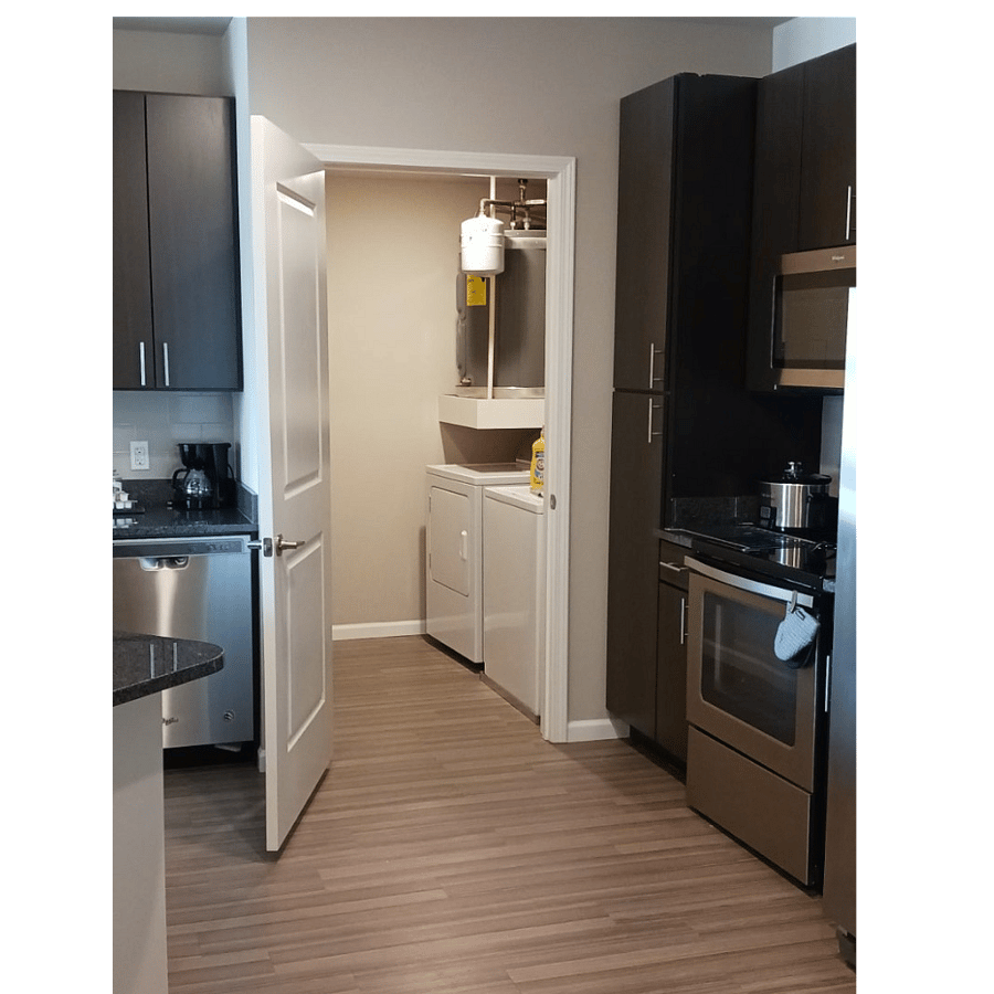 Large en-suite washer and dryer