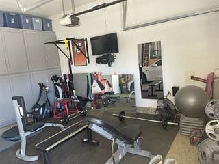 Workout area
