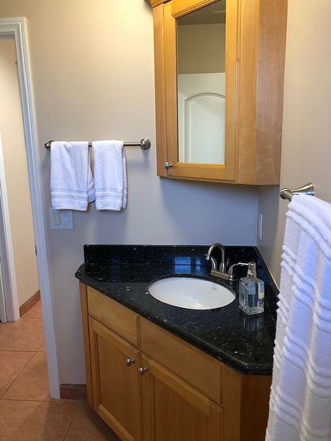 Bathroom sink and vanity