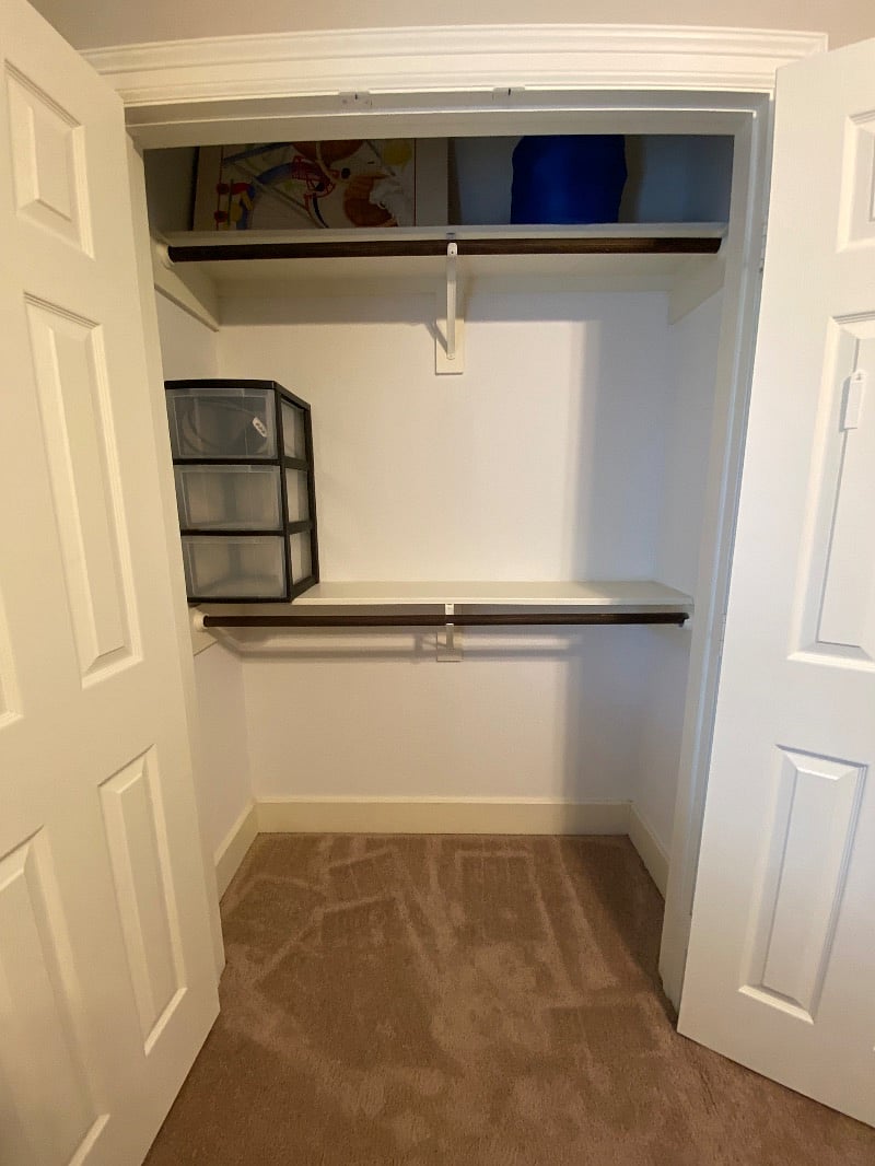 Closet with Futon bedroom