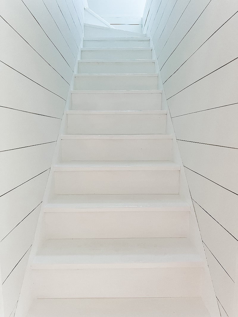 staircase to the second floor -