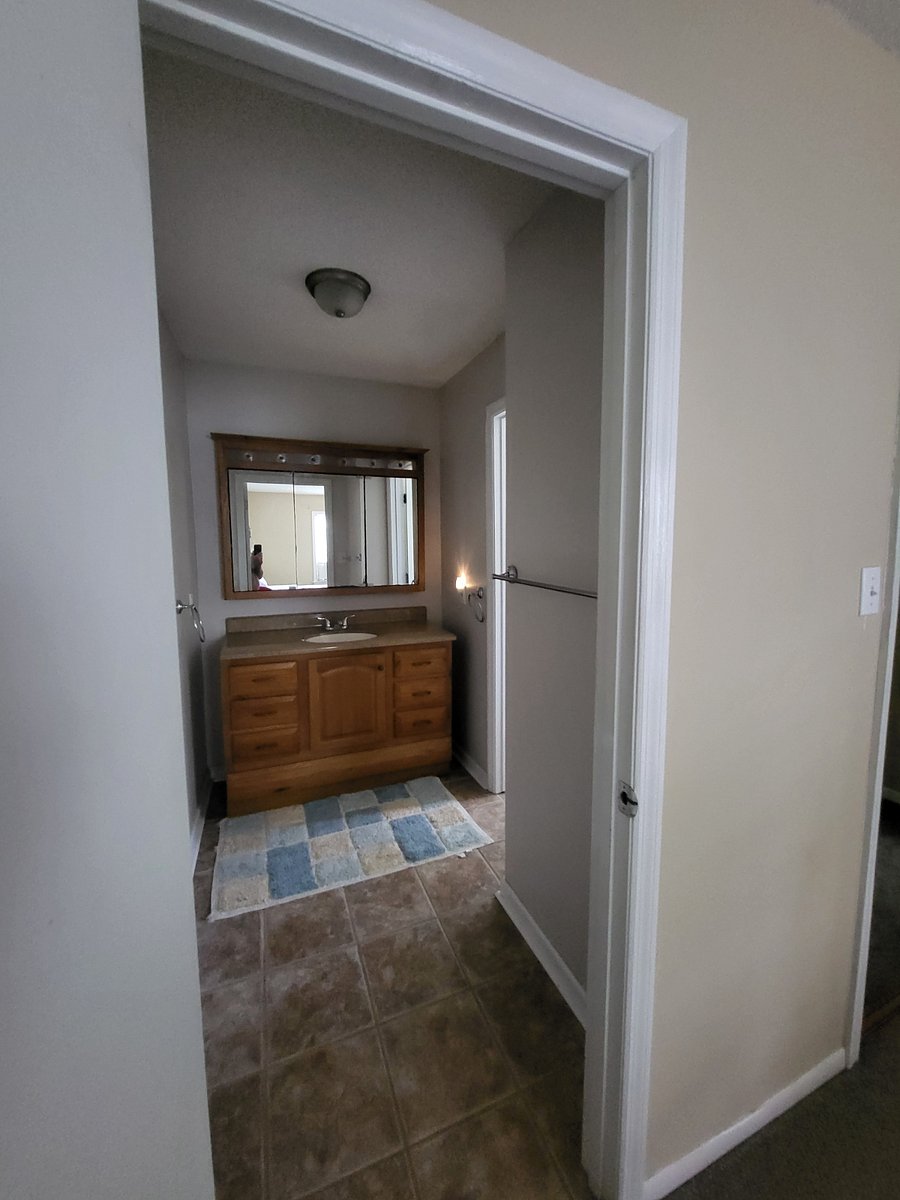 Upstairs master bathroom
