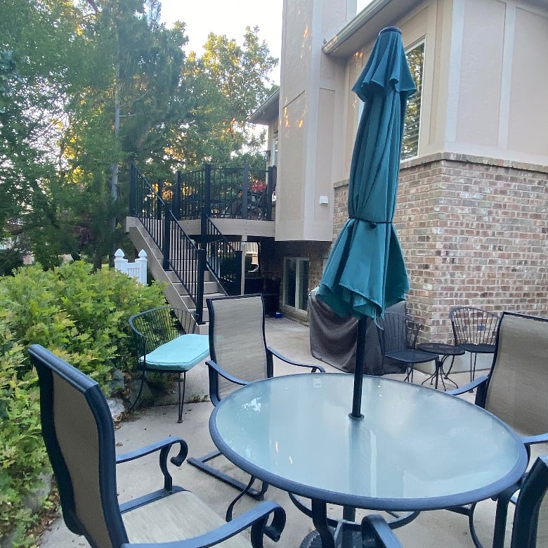 Shared Lower Patio Space