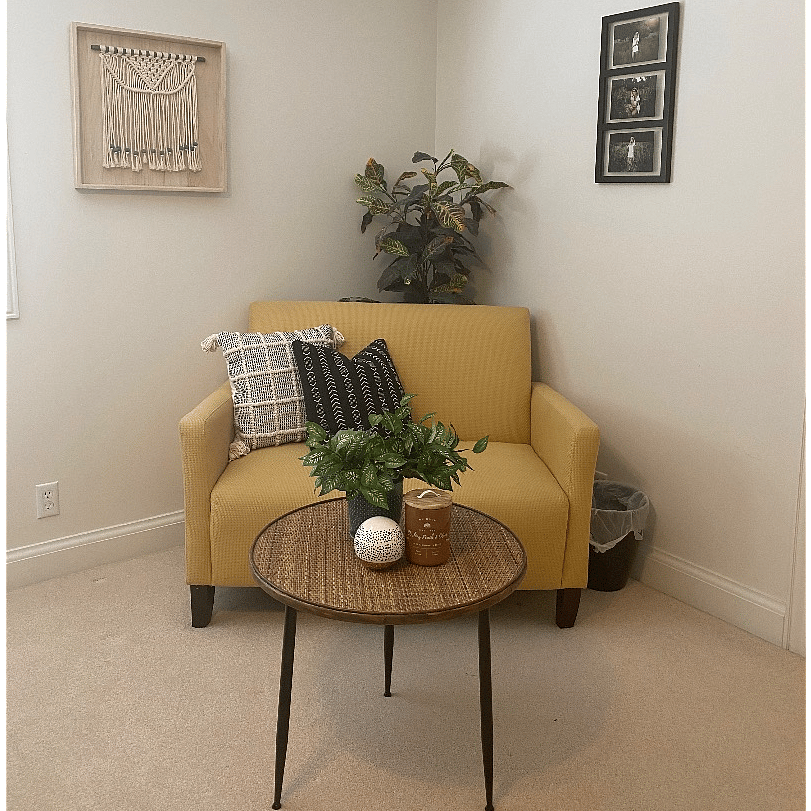 Bedroom sitting area