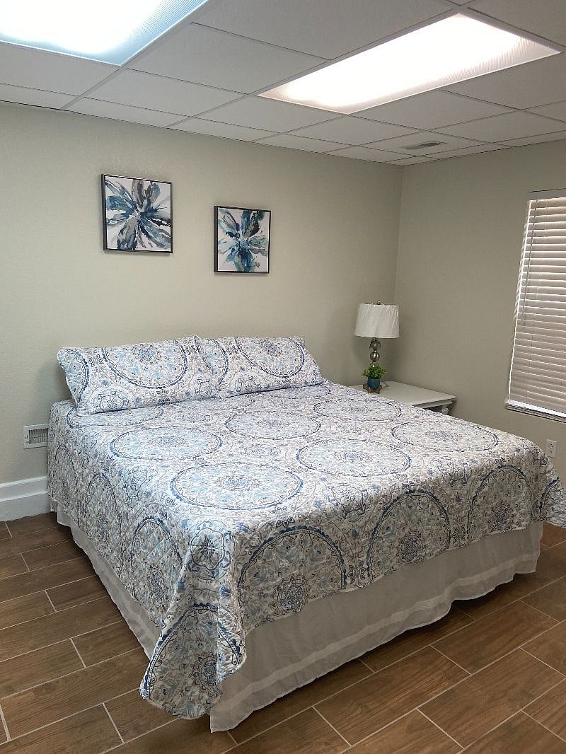 New King bed in second bedroom