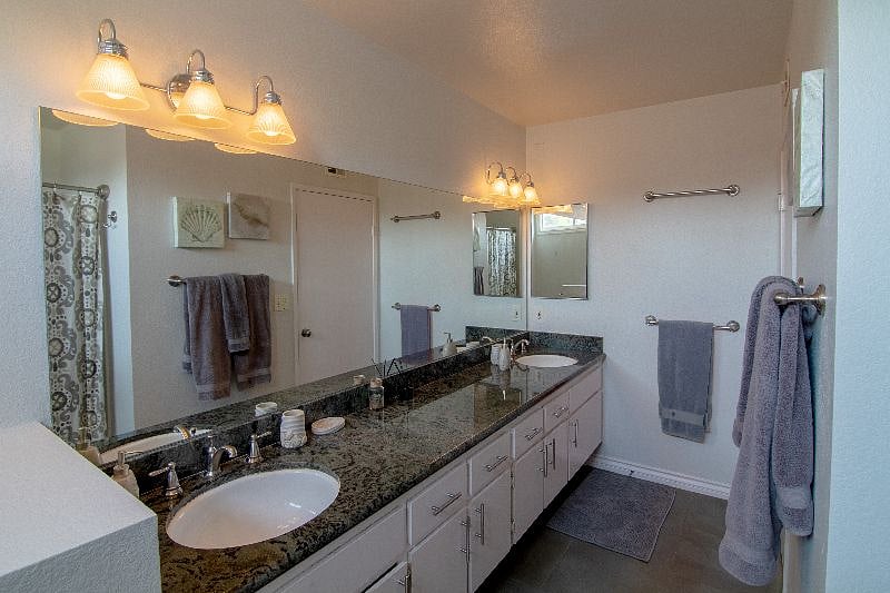 Upstairs roomy bathroom