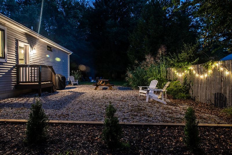 Switch on the twinkle lights for some extra ambience :)