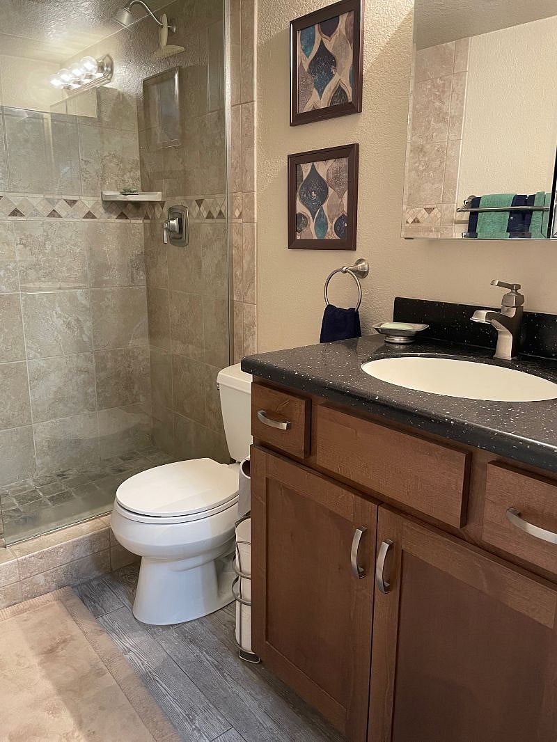 Hallway bathroom