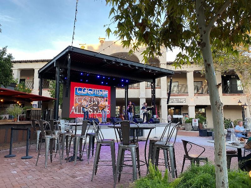 Concerts in the Plaza nightly. Check schedule.