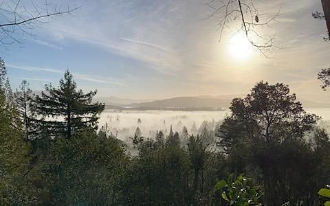 The Valley under a layer of fog