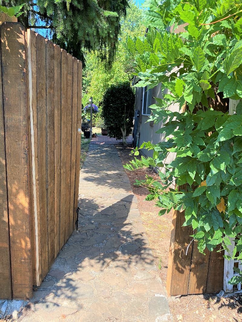 Private gated entrance