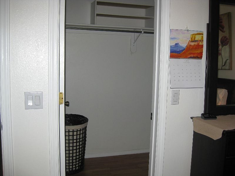 Master bedroom walk-in-closet