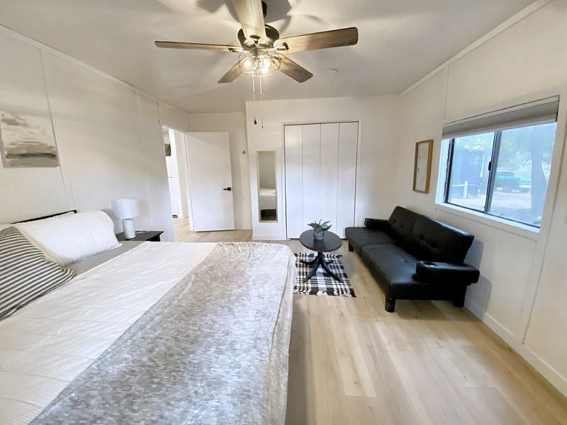 View of bedroom 1 towards closet area