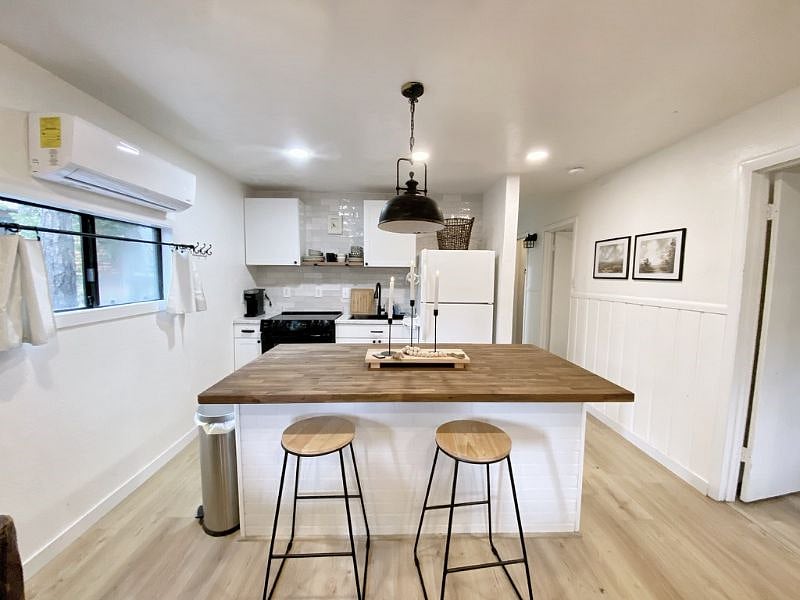 Full view of kitchen