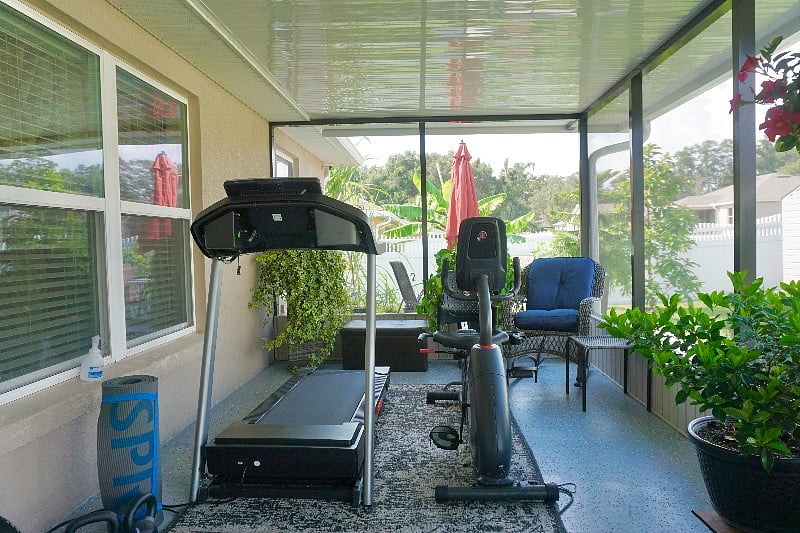 Fitness area available for use!