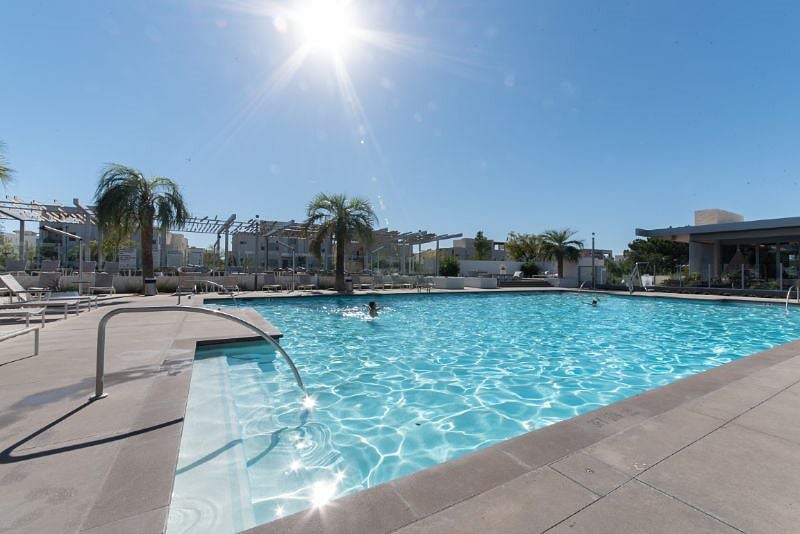 Community pools at the Great Park