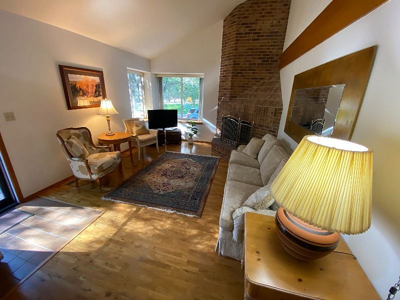 Looking North at the Living Room from the Dining Room