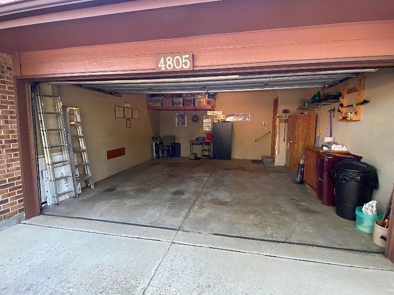 Two Car Garage with Keyless Entry and Automatic Door.