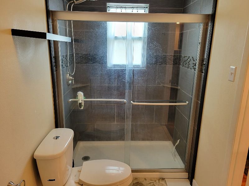 main bathroom walk in shower