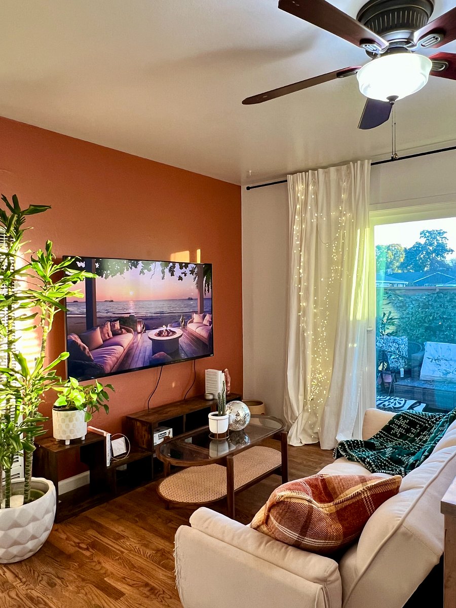 Large flat screen TV