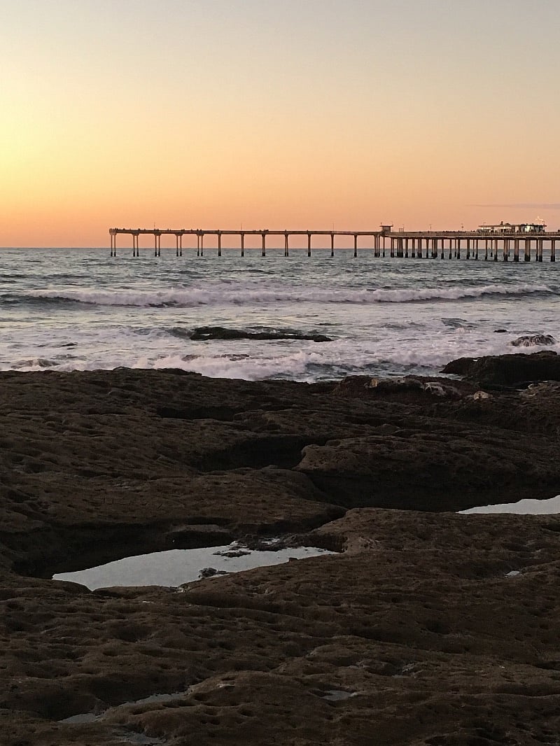 View of the OB Pier from the Cliffs