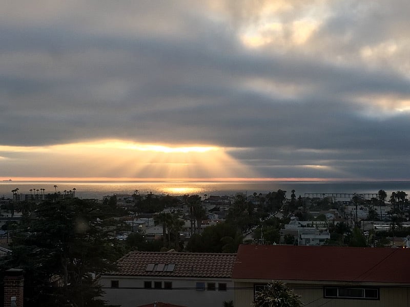 Sunset from Living Room