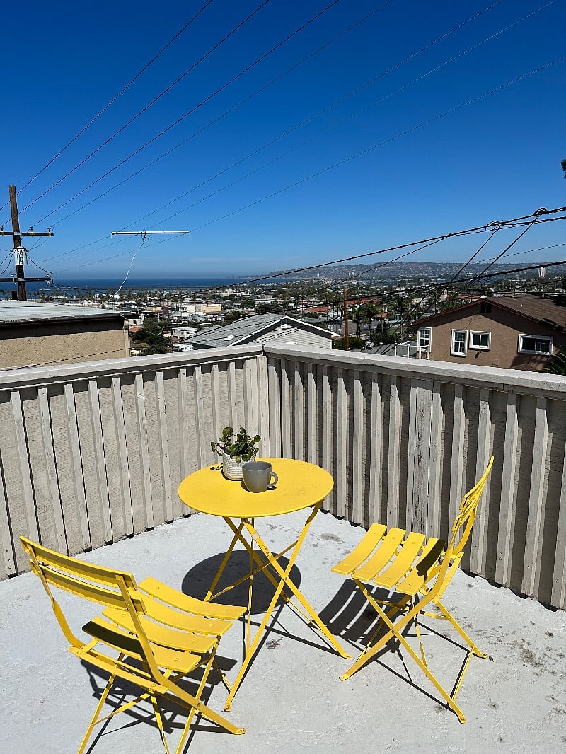 View looking towards Mission Beach, Pacific Beach and La Jolla.