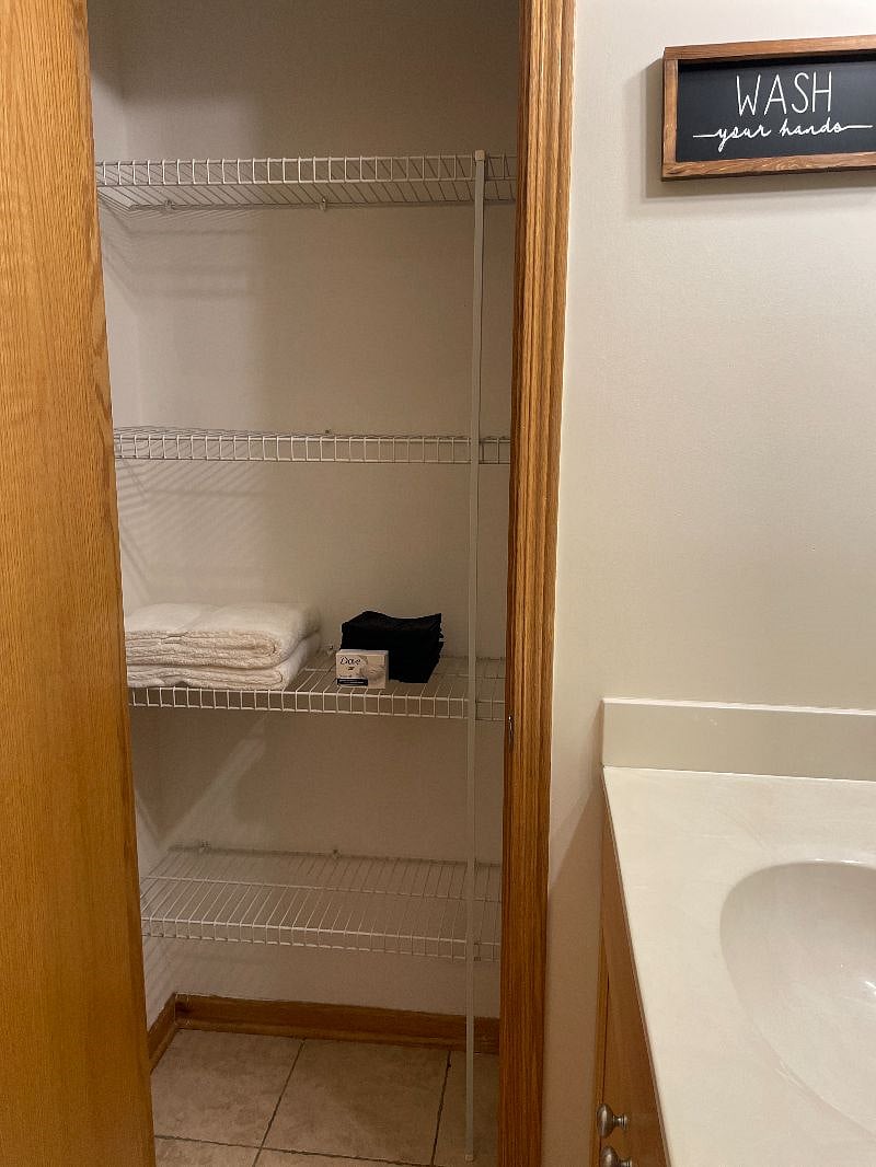 Closet in Ensuite Bathroom