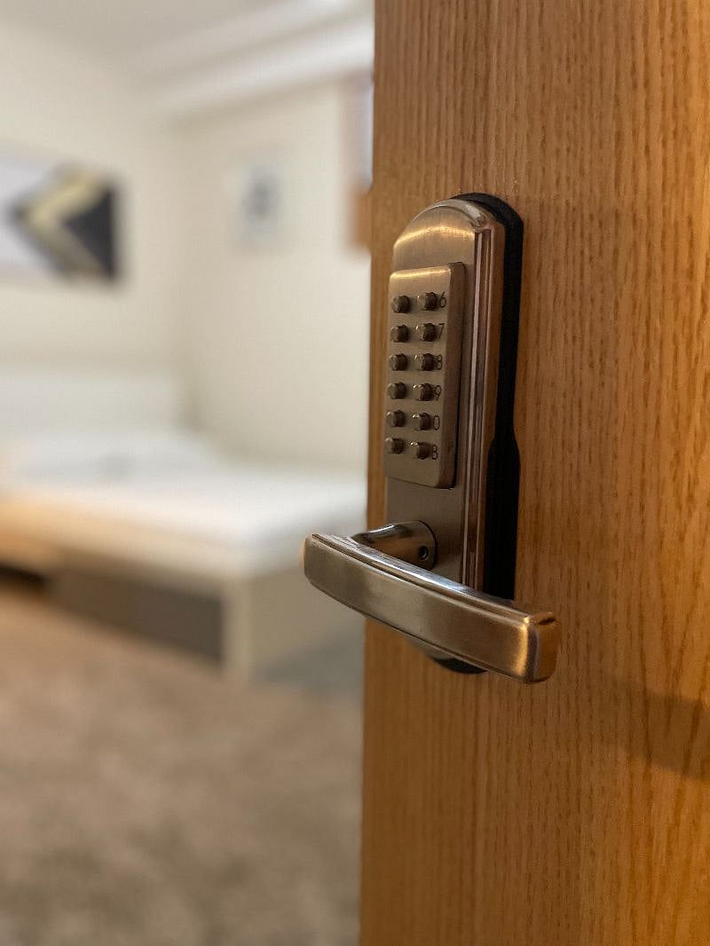 Door Lock to Bedroom
