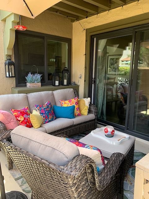 Main patio area