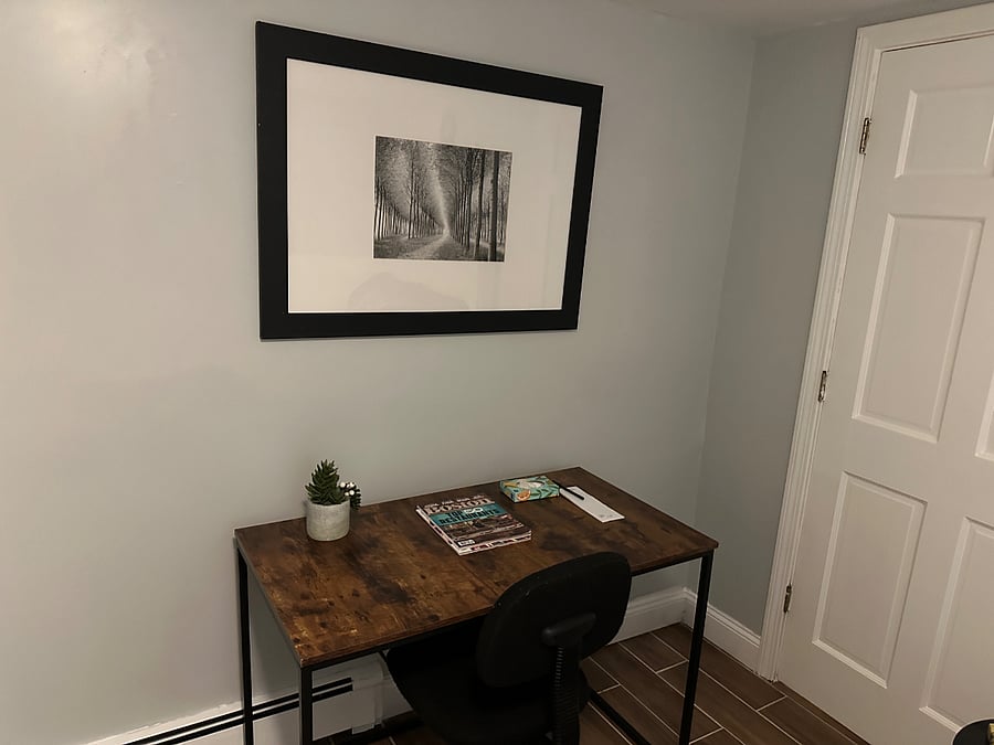 Study desk in the bedroom