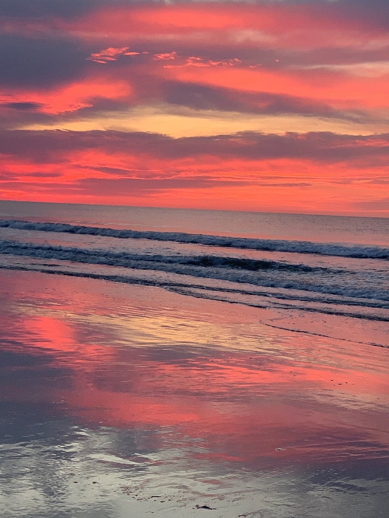 Sunrise and sunsets surfside beach sc