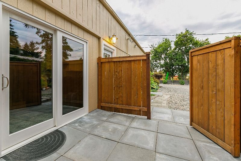Private Patio and Driveway