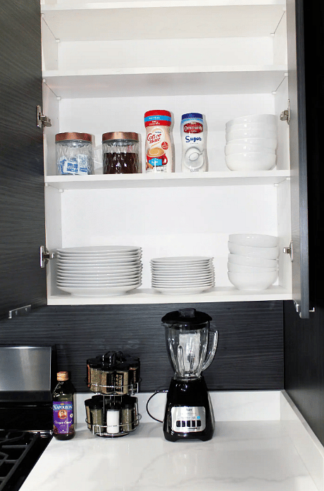 Fully stocked kitchen