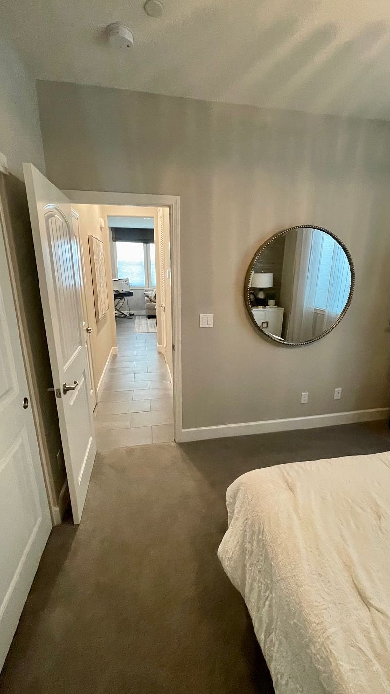 Hallway from bedroom
