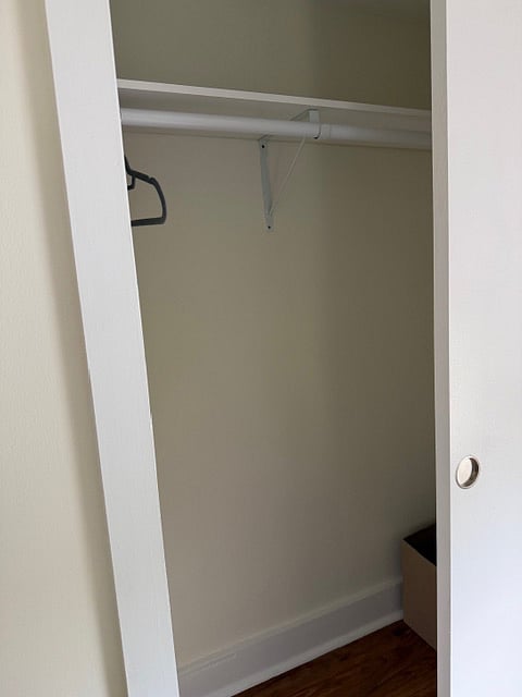 Spacious bedroom closet