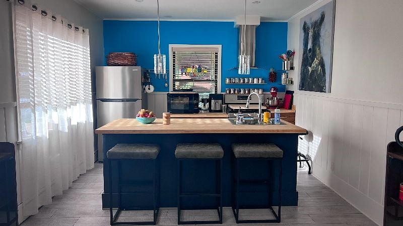 Fully stocked kitchen