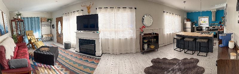 Cozy fireplace for winter nights