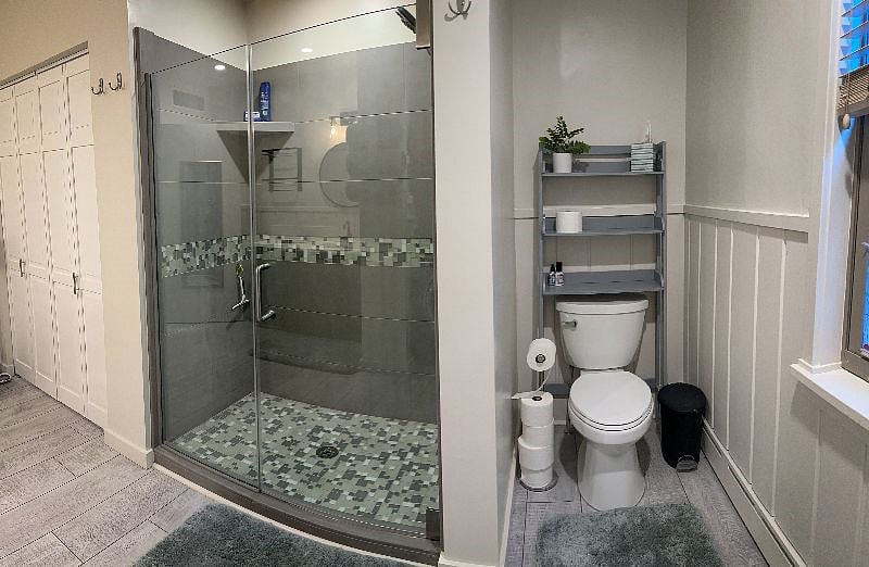 Large shower
