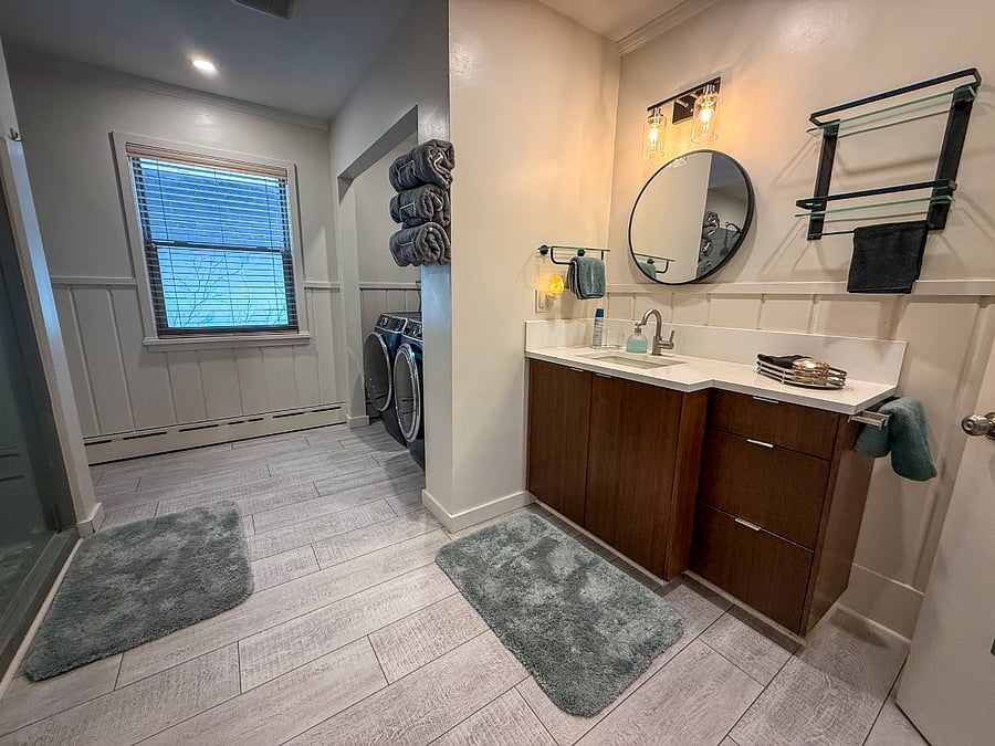 Full sized washer and dryer